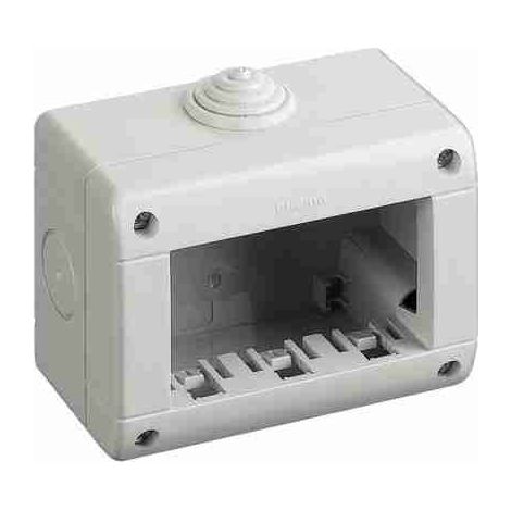 Boîtier BTI25403 IP40 composé d'une base et d'un couvercle - 3 modules Màtix