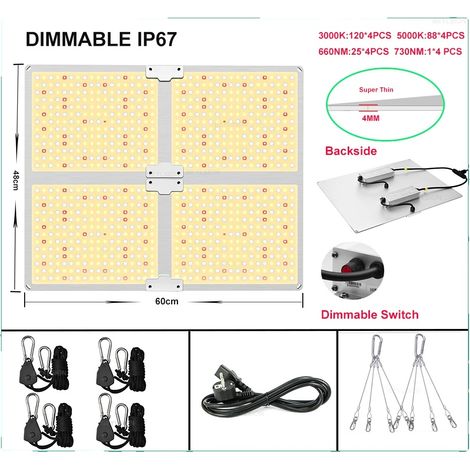 Lampada LED per coltivazione, spettro completo, a basso consumo energetico, 4000 WSC (1/2)