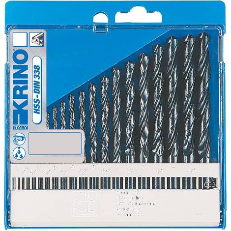 PUNTE SERIE PER METALLO HSS RULLATE cf. 19 pz