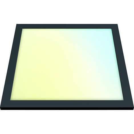 WiZ Panel Deckenleuchte Quadratisch 12W (Schwarz) Warm bis Kaltweißes Licht (1/5)