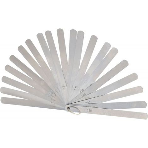 KS Tools Kolbenspiellehre, 20 Blatt, 0,05-1mm - 300.0616