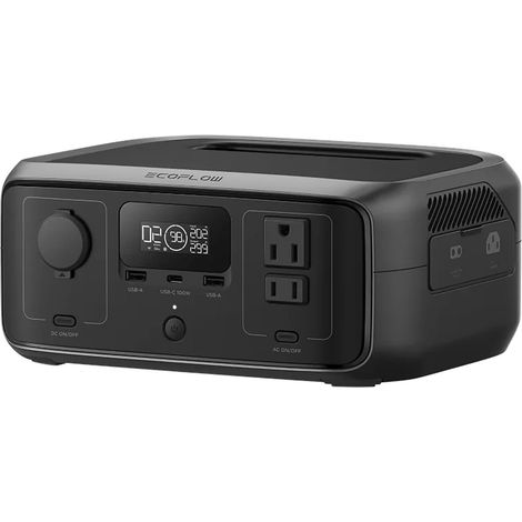 EcoFlow RIVER 3 UPS portable Stromstation schwarz 245 Wh (1/3)