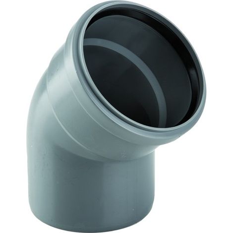 Curva 45 ° ad Innesto in PP con Guarnizione Serie ED Tech Ø 50 Wavin Italia
