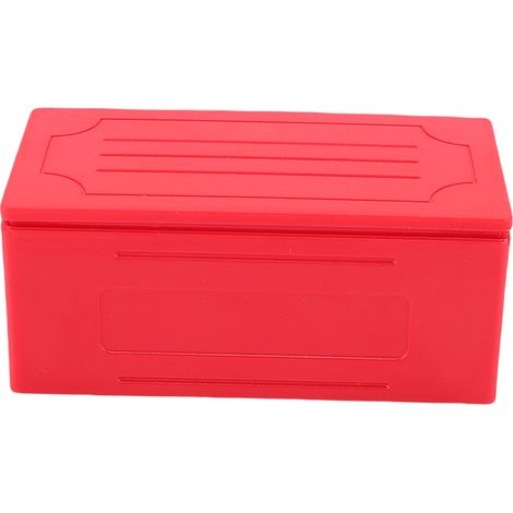 Boîte décorative pour maquette de voiture, boîte à outils factice, étui de rangement pour véhicules radiocommandés tout-terrain et de chantier, rouge (1/5)