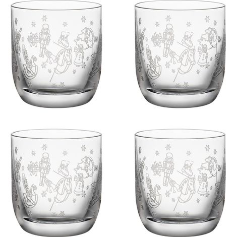 Verre à Schnaps Set 4 Pièces Transparent, Garanti Lave-Vaisselle, Ensemble de Verres à Shot, Verres à Eau-De-Vie, Cristallin (1/5)