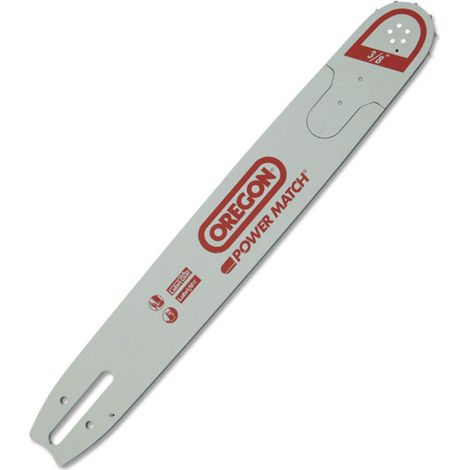 Oregon – Guide pour tronçonneuse 3/8" – Longueur 80 cm – Nombre de maillons 56 – Acier plein pour bois dur – Tête interchangeable
