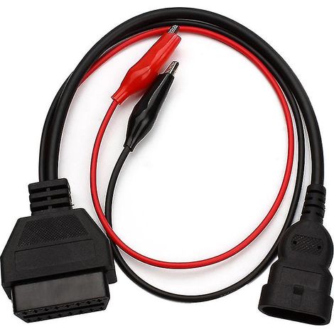 Adaptateur OBDII OBD2 OBD-II 3 broches vers 16 broches pour Fiat, Alfa Romeo et Lancia (câble automobile OBD pour Fiat). (1/5)