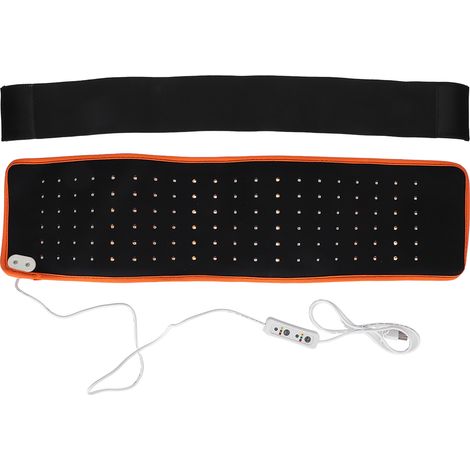 Ceinture de luminothérapie infrarouge 120 lumières, trois bandes d'ondes rouges, appareil orange