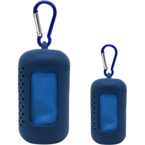 Lot de 2 serviettes rafraîchissantes, serviette rafraîchissante, serviettes en microfibre, serviette de sport à séchage rapide, serviette de plage, serviette de voyage pour fitness, gym, yoga et sport