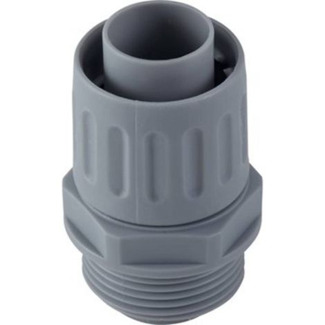 LAPP 55501410 SILVYN® LKI-M 16x1,5 SGY Raccordo a vite del tubo flessibile Grigio-Argento (RAL 7001) M16 10 mm Piatto 1 (1/2)