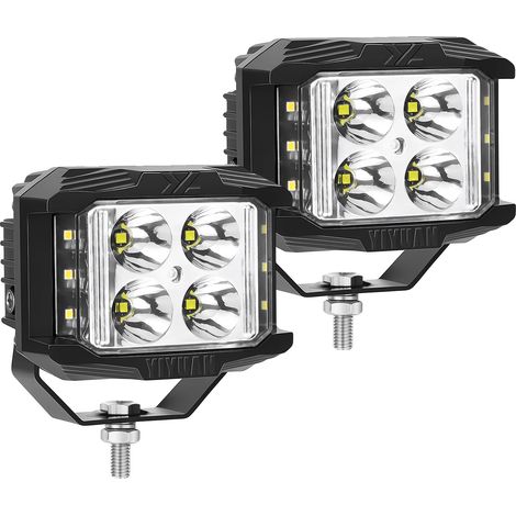 Faro da lavoro, 35W, impermeabile IP67, 2 luci bianche (1/2)
