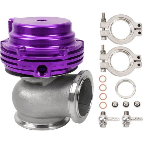 Modifikation für externe Turbolader-Abgasventile, wassergekühlter externer Turbolader-Abgasventil-Kit MVS 38 mm – Lila (1/4)