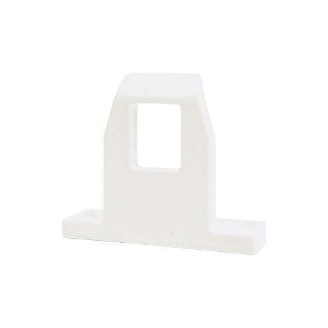 Gâche 917 pour loqueteau 920 - Finition : Blanc RAL9010 - ARLU (1/2)