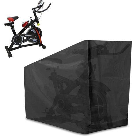 Housse de vélo d'exercice pliable, protection anti-poussière, étanche, parfaite pour une utilisation en intérieur ou en extérieur (1/5)