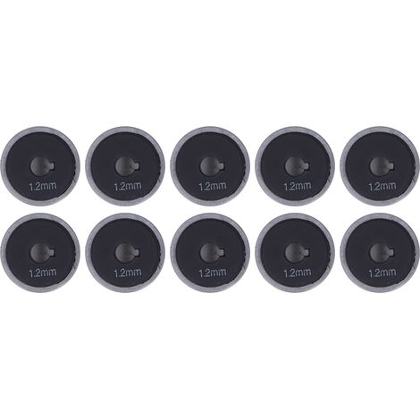 10 pièces galets d'entraînement en acier à roulement et nylon pour soudeuse MIG 200A 350A 500A 1,2-1,2 mm (1/5)