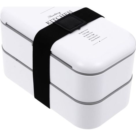 Boîte à lunch Bento double compartiment jojofuny, design (1/5)