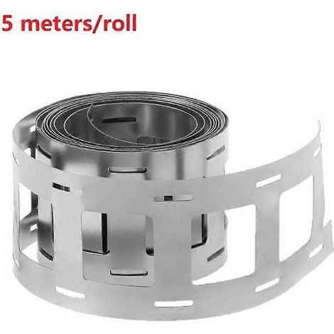 Bande de nickel de 0,15 x 27 mm et de 5 m pour support de rangement de batteries Li-ion 18-650 outils de soudure à bande en nickel pur (1/5)