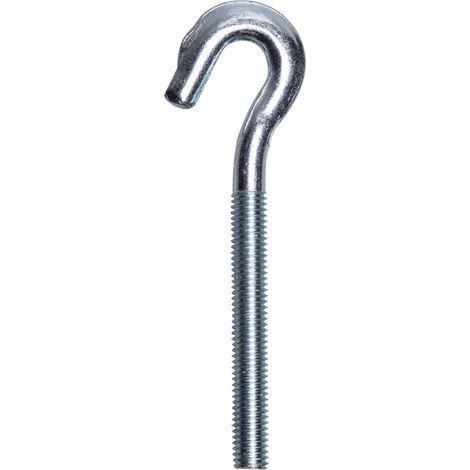 Jcp Fixings Forged Hook Bolts Bzp - M12 x 90 - Box of 10