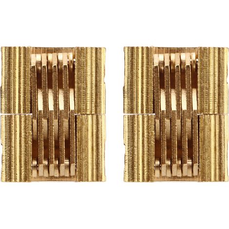 charnières invisibles en cuivre, ouverture à 180°, pour porte de placard ou coffret cadeau.