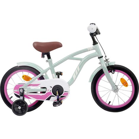Teenpull – Kinderfahrrad 16 Zoll für 4-6 Jahre alt Hellgrün (1/5)
