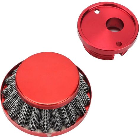Kit d'admission d'air en alliage d'aluminium avec adaptateur pour mini-motos de poche 47cc et 49cc (pièce de rechange) (1/5)