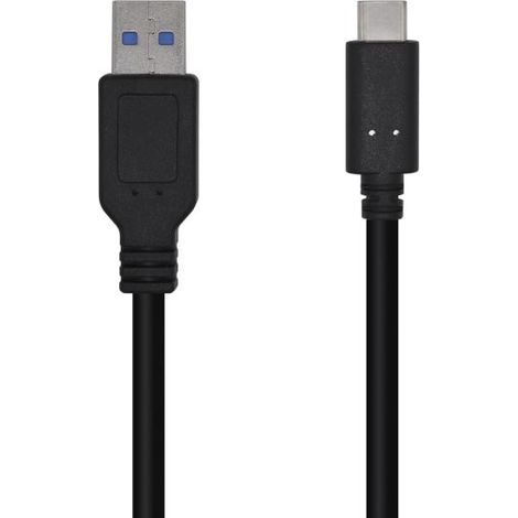 Cavo USB A con USB-C Aisens A107-0450 Nero 1,5 m (1 Unità) (1/3)