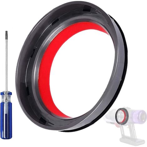 bague d'étanchéité fixe poubelle à poussière Pièce de rechange pour Dyson V11/V15/SV14/SV15/SV22 accessoires d'aspirateur, bague d'étanchéité + tournevis T8 (1/5)