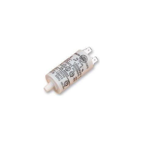 5uf 450vac Condensateur Moteur 28x55mm Faston + Tour M8 Ducati Ct5mf450v/28x55