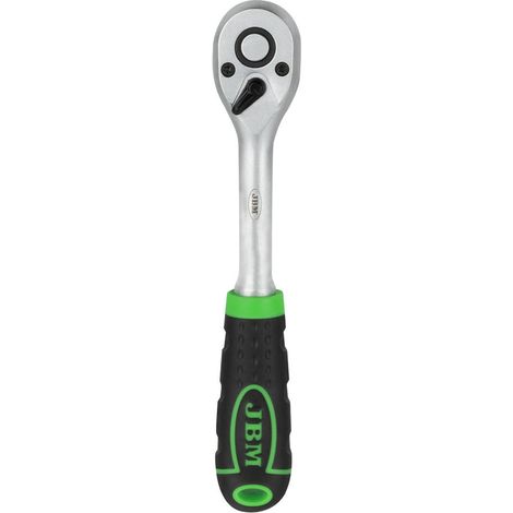 JBM54085 Cliquet droit 1/2" avec tête à 72 dents, 255 mm (1/4)