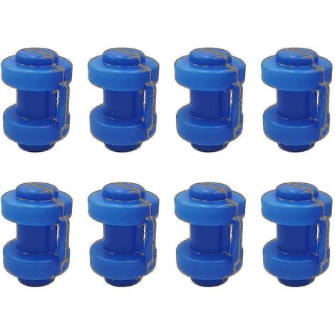 Lot de 8 embouts de poteaux de trampoline en plastique de 25 mm (1/5)