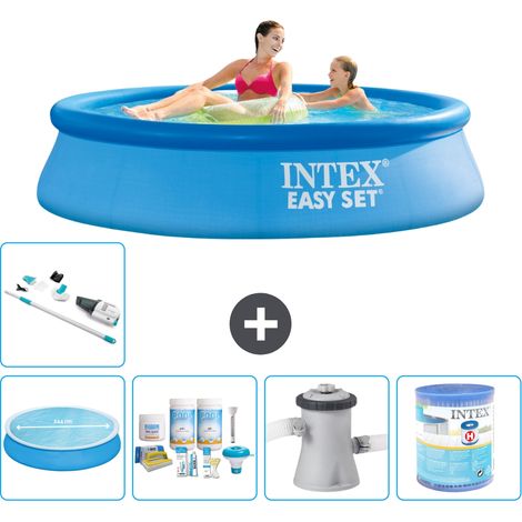 Intex Piscine Easy Set Ronde - 244x61 cm - 6-pièces S30401 (1/5)