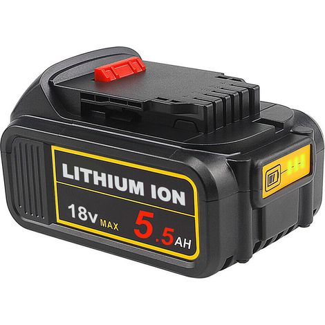 PDstation für DeWalt DCB184-XJ 18V XR 5.5Ah Lithium-Ion Akku DCB182 DCB183 Li-Ion XR DCB183-XJ DCB182-XJ