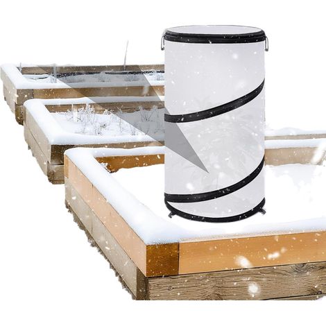 Housse de protection hivernale pliable pour jardin, abri anti-gel instantané pour légumes et jeunes plants pendant les saisons froides (1/4)