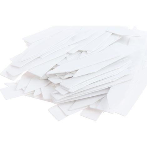 100 étiquettes en plastique de 5 x 1 cm pour plantes d'intérieur et bonsaïs. (1/5)