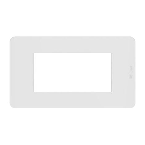 Placca MatixGO a 4 moduli in bianco in tecnopolimero BTIJA4804JW
