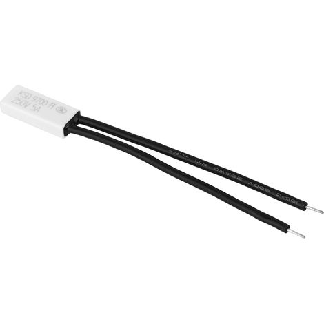 10 pièces KSD9700 Interrupteur de contrôle de température normalement ouvert, protecteur thermique, sonde en plastique 85℃ (1/5)