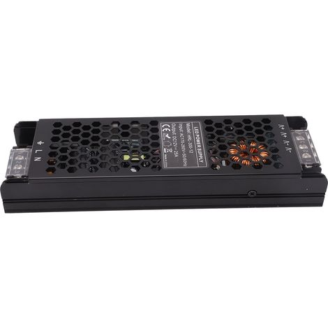 Alimentation pour bande LED, convertisseur de tension à découpage DC 12 V, entrée CA 170-260 V, sortie 300 W (1/5)
