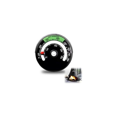 Thermomètre magnétique pour cheminée et poêle à bois, pour four rond (1/4)