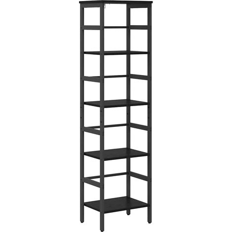Maison Exclusive - Bücherregal Schwarz Eichen-Optik 40 x 29,5 x 1