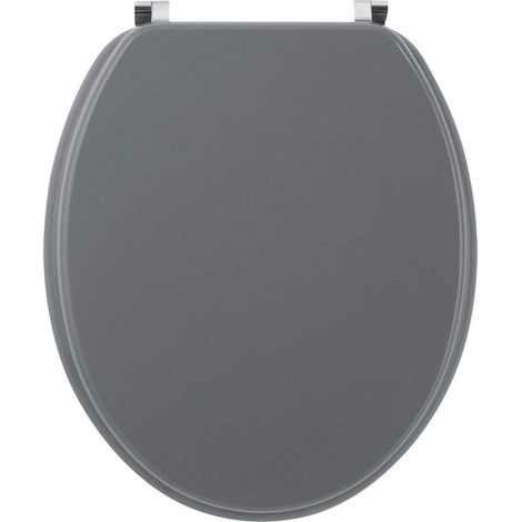 Wirquin 20717953 Sedile WC Woody, grigio (1/5)
