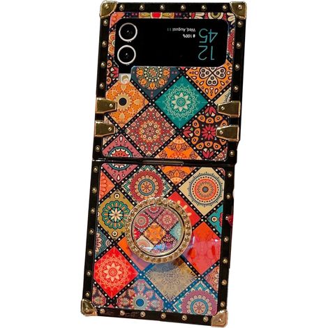 Coque de Téléphone Pliable Anti-Dérapante et Anti-Chaussette - Protection Luxueuse en TPU et PC avec Dragonne pour Z FLIP 3 (1/5)