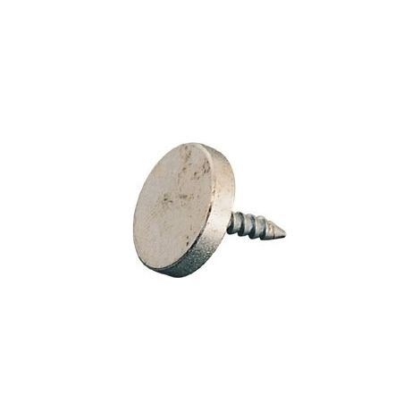Gâche à pointer - B : 3 - C : 11,5 - Décor : Zingué - Diamètre : 15 mm - OLORON (1/2)