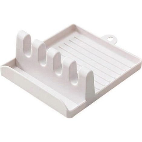 Repose-cuillère en plastique - Organisateur de cuisine pour fourchettes et spatules (1/5)