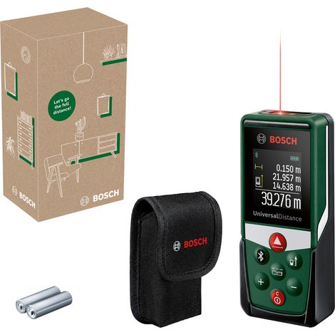 Bosch Medidor láser UniversalDistance 40C (medición precisa de distancias de hasta 40 m, conectividad Bluetooth) (1/3)