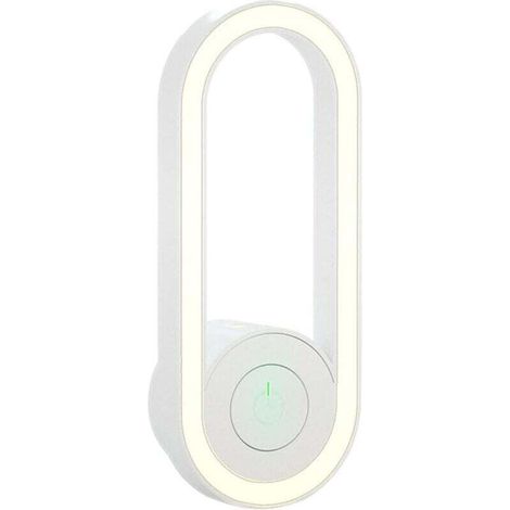 Répulsif anti-moustiques électrique, anti-parasites pour la maison et la chambre à coucher, dernière conversion de fréquence, ultrasons avec veilleuse LED, veilleuse anti-moustiques-Blanc (1/4)