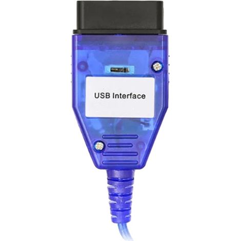 Cavo diagnostico OBD2, chip FTDI, compatibile con veicoli di lusso, BIANCO (1/2)