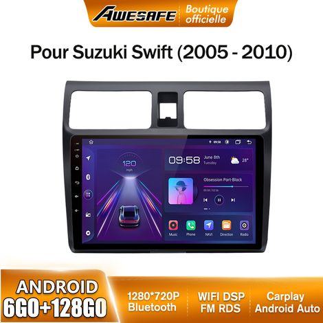 AWESAFE Autoradio Android 13 pour Suzuki Swift (2005-2010) 6Go+128Go avec 10'' écran Tactile Carplay Android Auto GPS Bluetooth (1/5)
