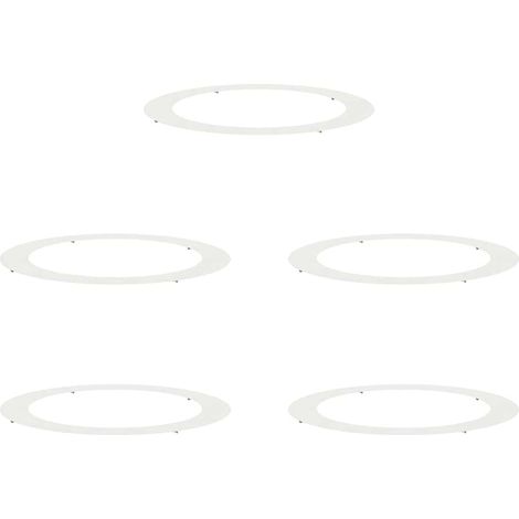 Maison Exclusive - geeignet für flache Baumringe 5 pcs Weiß Ø90 /