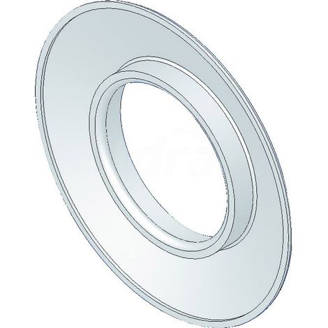 Rosone coprimuro in gomma bianco epdm d=60 00000051069