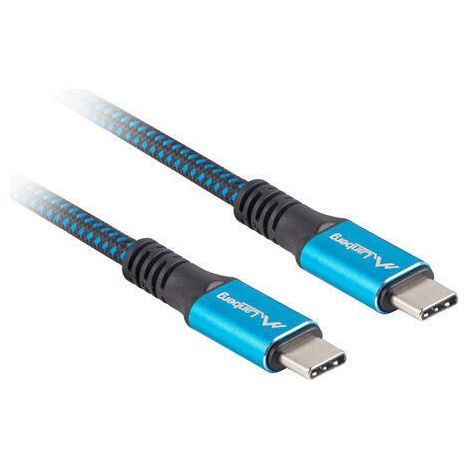 Cable USB C Lanberg 1,2 m Negro (1/4)